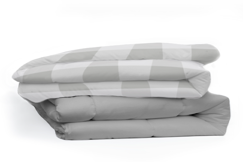 Grey Gingham Reversible